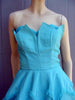 50s Fred Perlberg Blue Tulle Prom Gown